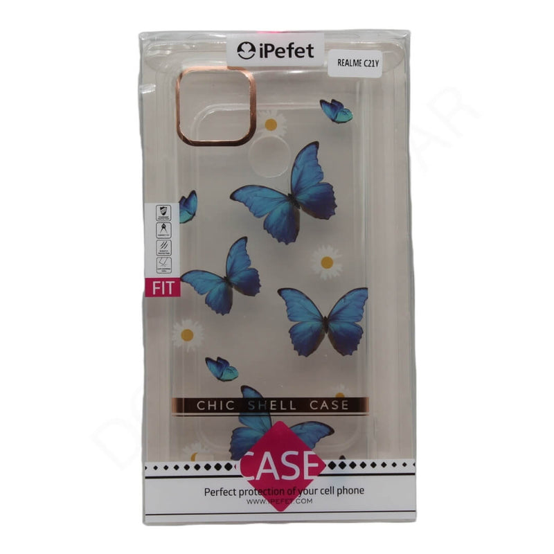 Dohans Mobile Phone Cases Style 1 Realme C21Y Flower Transparent Cover & Cases