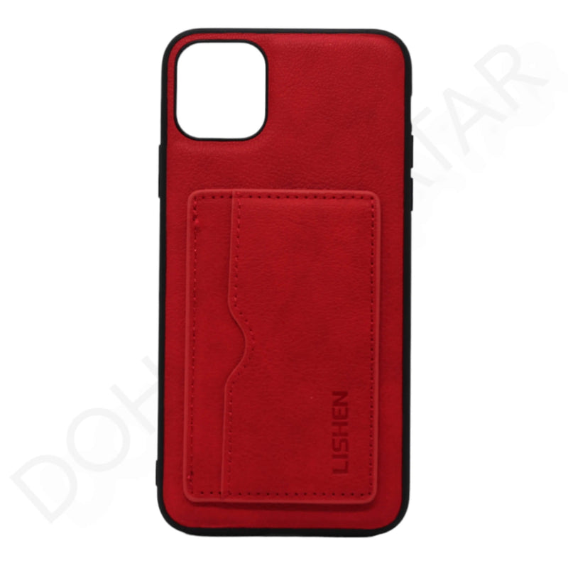 Dohans Mobile Phone Cases Style 1 - RED iPhone 11 Pro Max - Lishen Card Holder Cover & Cases