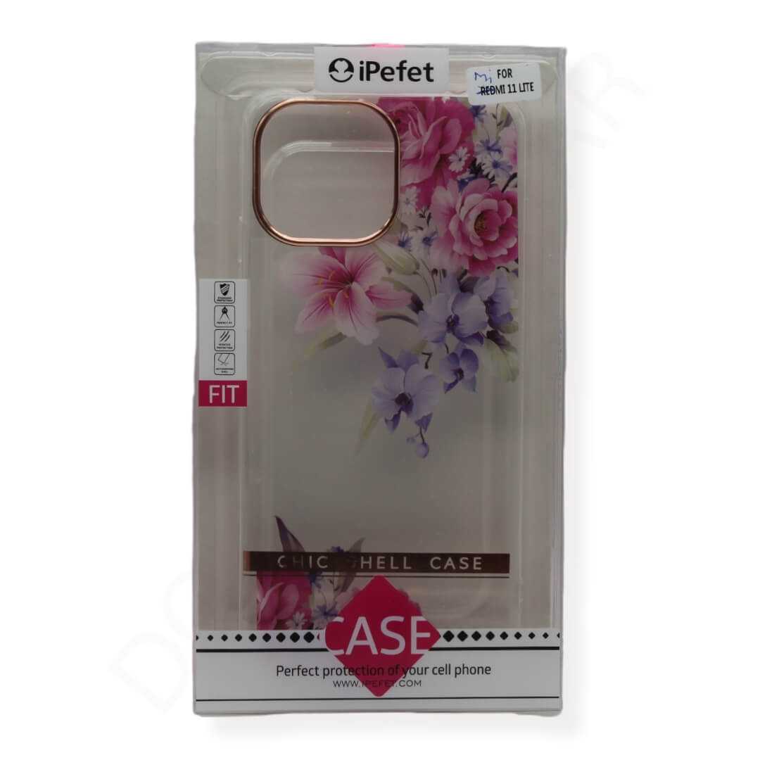 Xiaomi Mi 11 Lite Flower Transparent Cover - Mobile Phone Cases available at Dohans Qatar