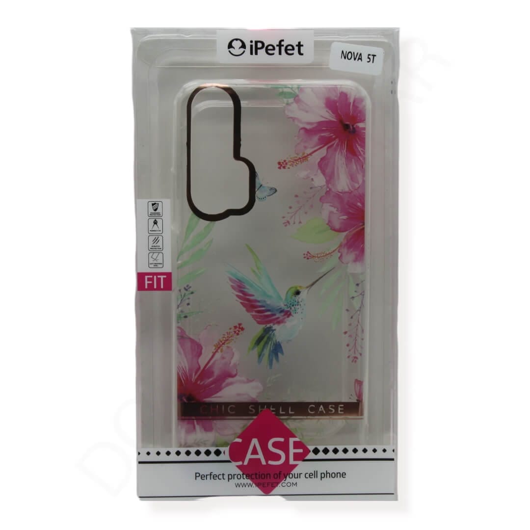 Dohans Mobile Phone Cases Style 2 Huawei Nova 5T Flower Transparent Cover