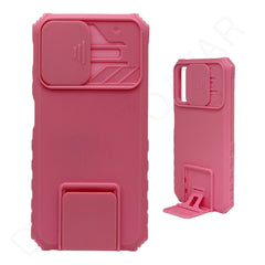 Dohans Mobile Phone Cases Vivi Y20/ Y20I/ Y12S Pink Slide Camera Protection with Kickstand Cover & Cases for Vivo Mobile Phone Models