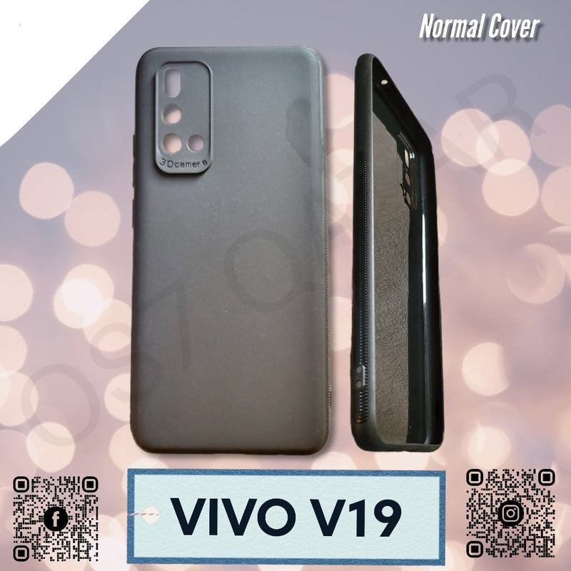 Dohans Mobile Phone Cases Vivo V19 - Soft Black Cover
