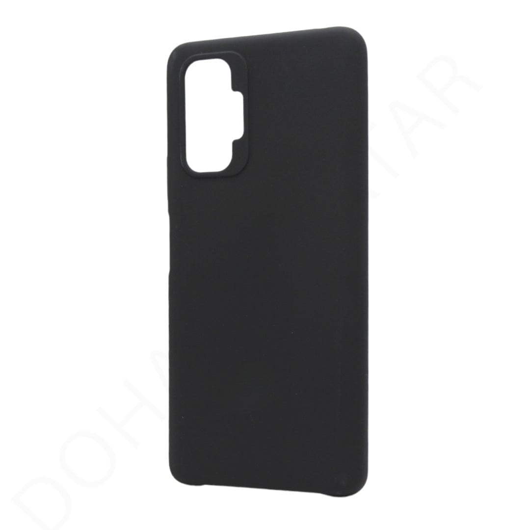 Black Silicone Cover & Cases for Xiaomi Redmi Note Series Models - Mobile Phone Cases available at Dohans Qatar