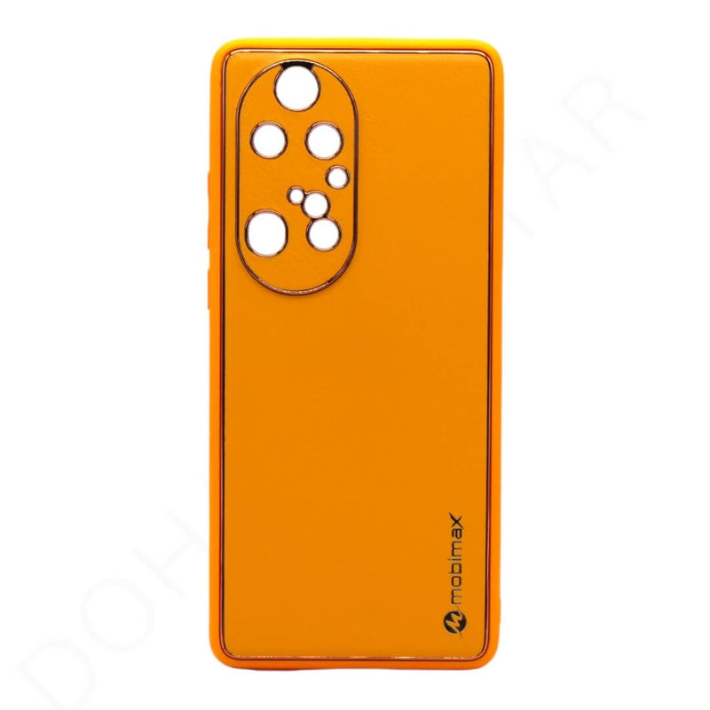 Dohans Mobile Phone Cases Yellow Huawei P50 Pro - Mobimax Gold Border Premium Leather Cover & Cases