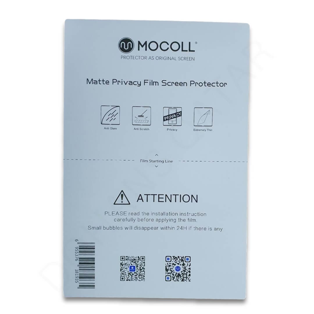 Mocoll Matte Privacy Film Screen Protector For All Brands - Screen Protectors available at Dohans Qatar