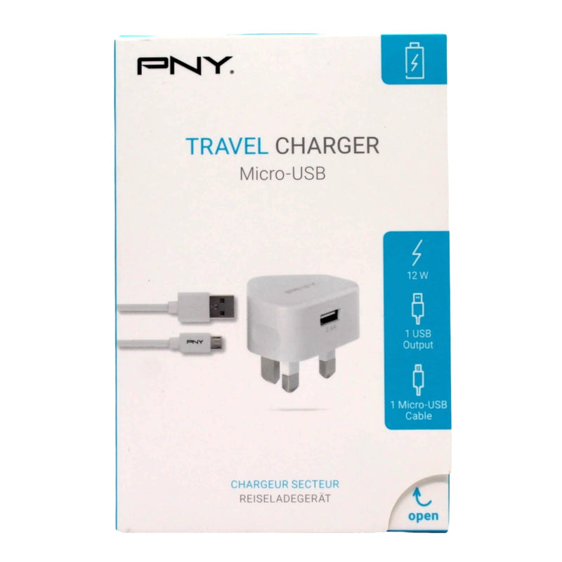 Dohans Power Adapter & Charger Accessories PNY Micro USB Travel Charger 1M