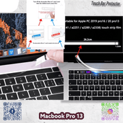 MacBook Pro 13" - Touch Bar Screen Protectors - Screen Protectors available at Dohans Qatar