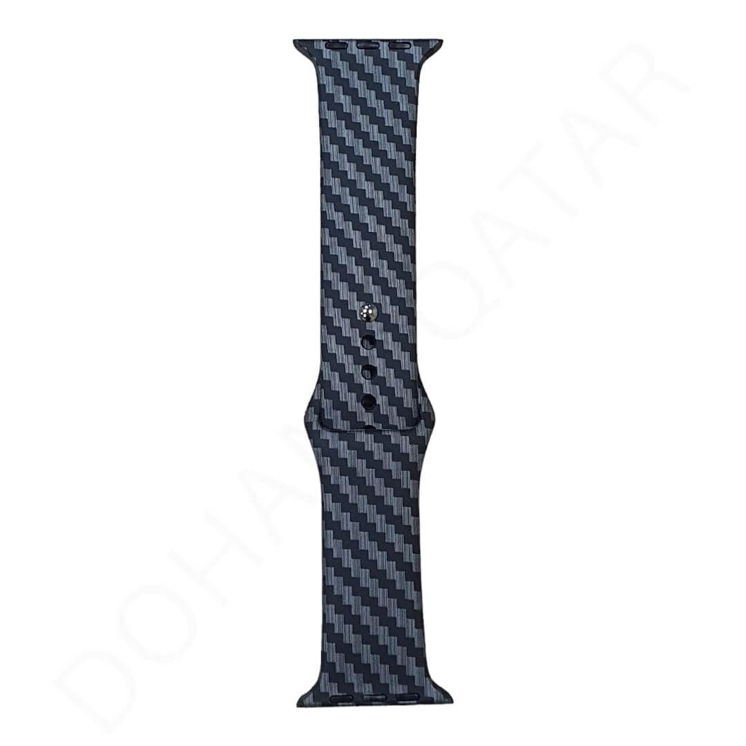 Apple Watch Zigzag Pattern Design Strap 42/ 44/ 45/ 49mm - Smart Watch Straps available at Dohans Qatar
