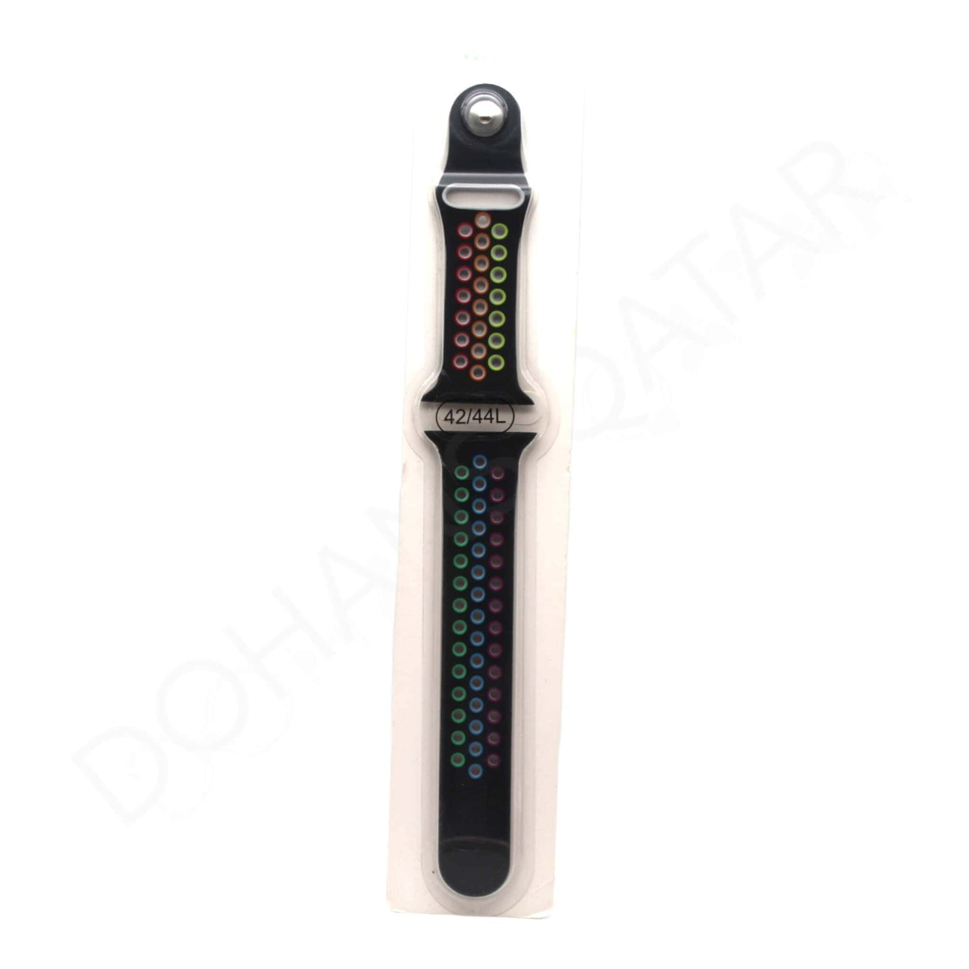 Dohans Smart Watch Straps Color 2 Silicone Sport Strap for Apple Watch 42/44/45/49mm