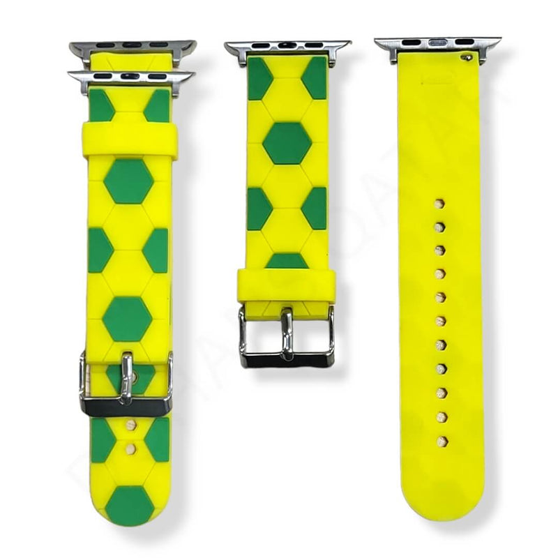 Dohans Smart Watch Straps Yellow & Red -2 Apple Watch Straps for 42/44/45mm Multi Color & Pattern