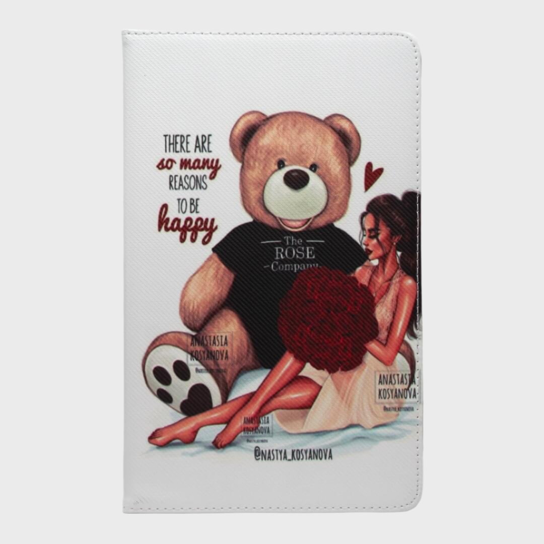 Dohans Tablet Cover Bear & Girl Samsung Galaxy Tab A10.1 T510/ T515 Printed Case & Cover