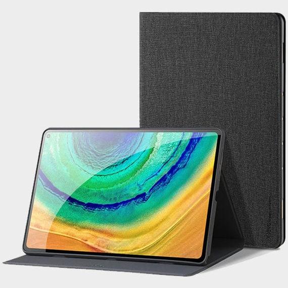 Dohans Tablet Cover Black Samsung Tab A 10.1 2019 T510/ T515 Canvas Book Cover & Case