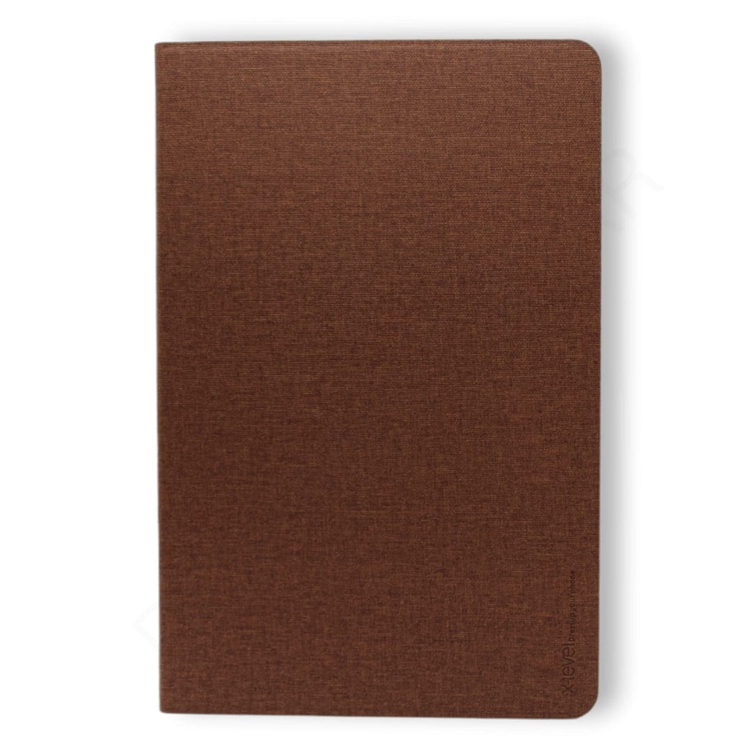 Dohans Tablet Cover Brown Lenovo Tab M10 10.1 X605F/ X505 Canvas Book Cover