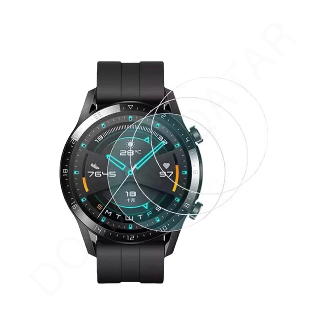 Huawei Watch GT 2 46mm - 3 pcs - Screen Protector/ Tempered Glass - Watch Accessories available at Dohans Qatar